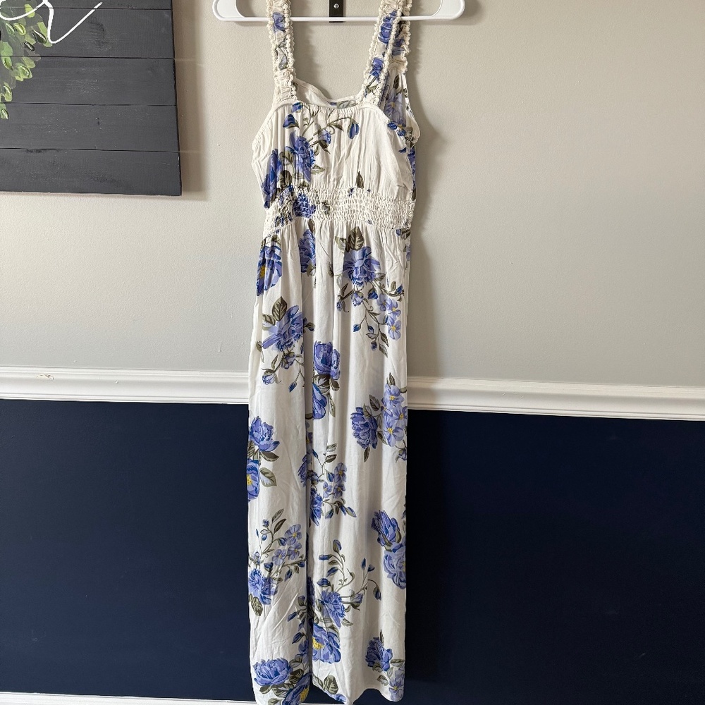 Derek Heart Floral Junior Maxi Dress